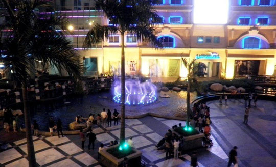 Eastwood Mall and the "Dancing Fountain"