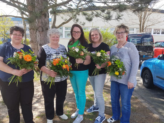 Petra Müller, Rosemarie Kiwitz, Katrin Perschke, Regina Hänel