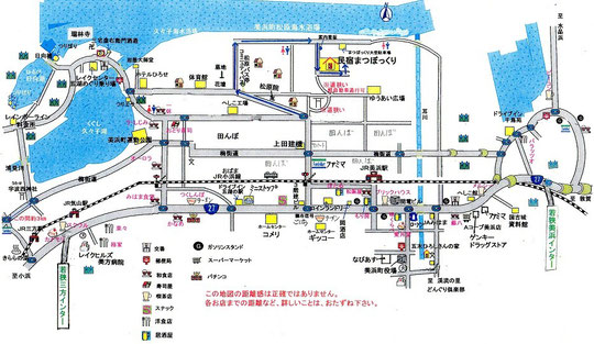 民宿まつぼっくり周辺地図