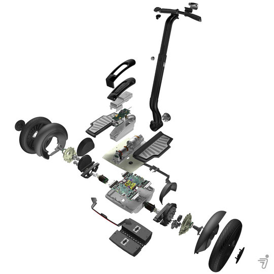 Despiece explosión Segway