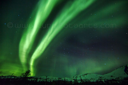 2014.03.02 - 00.04 lokal time:  Norwegen, Insel Senja  (Norway, Island of Senja)