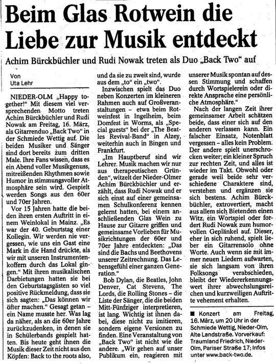 Mainzer Allgemeine Zeitung Vorstellung