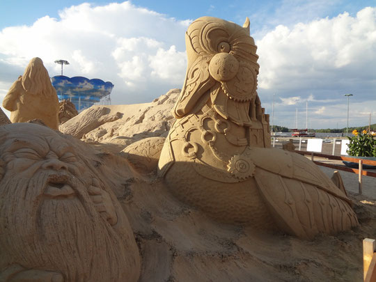 Ah ces sculptures de sable...