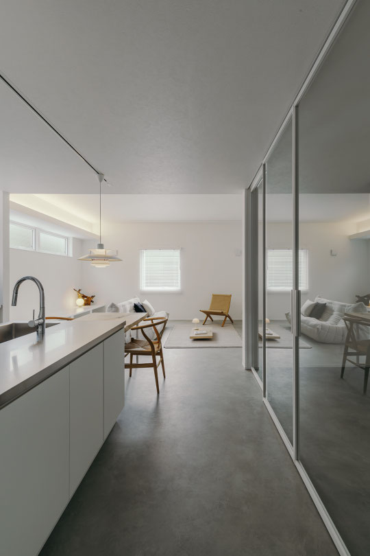 一室空間 グレー ストロングフロア