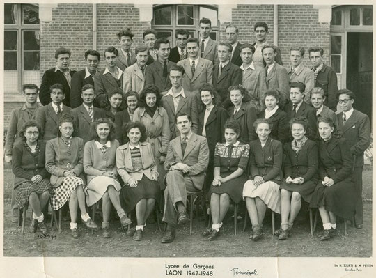 photo de classe Laon 1948 -Terminale