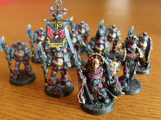 Emperor's children in thunder armor