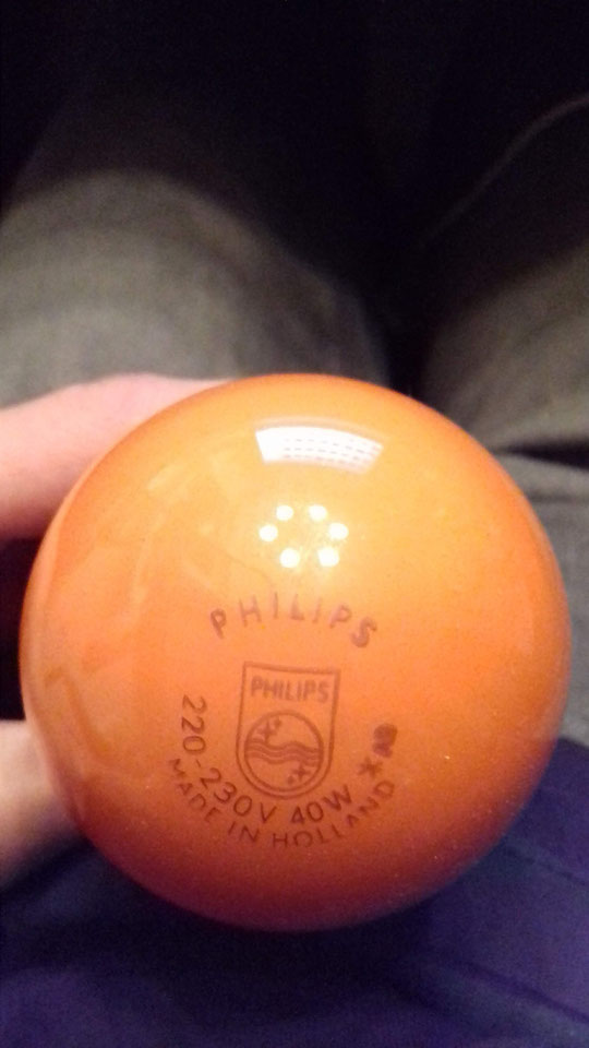 Philips Orange 40W (Holland)