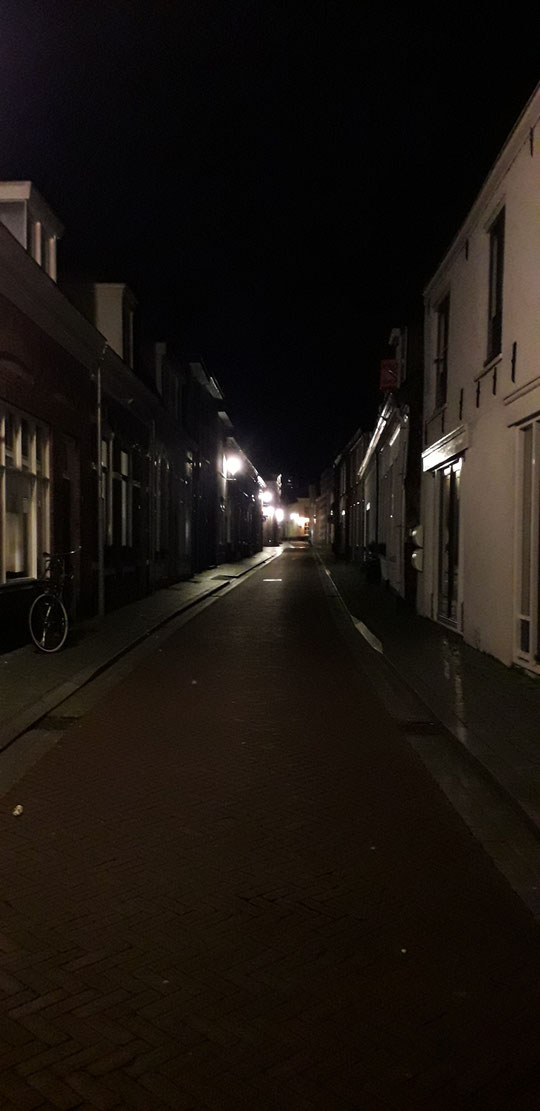 Een straat in Bergen op Zoom