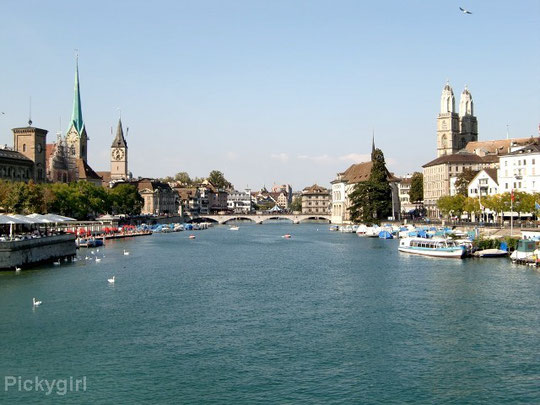 Zurich's Main Sights Along the Limmat River