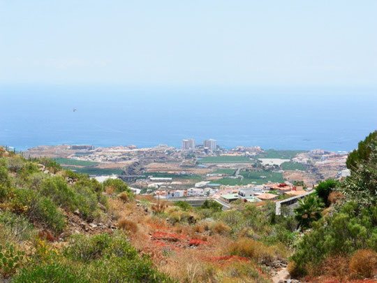 Blick auf das Meer von der Finca im Súden von Teneriffa.