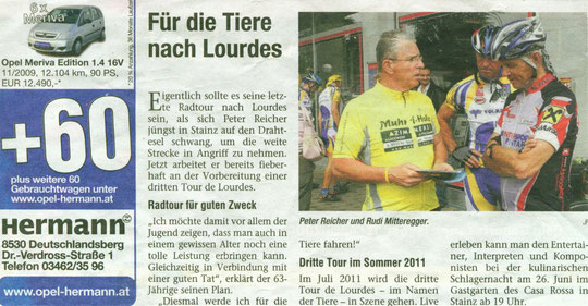 Zeitung: "Woche" am 2.Juni 2010