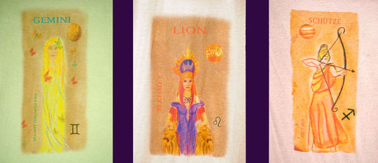 Druckbeispiele: Gemini - Lion - Schütze
