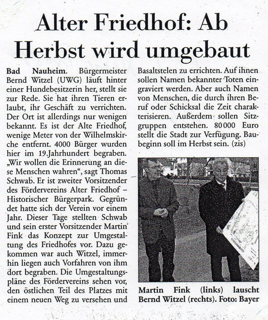 Frankfurter Neue Presse vom  26. März 2008