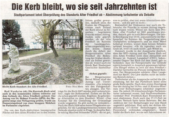 Wetterauer Zeitung vom 27-01.2007