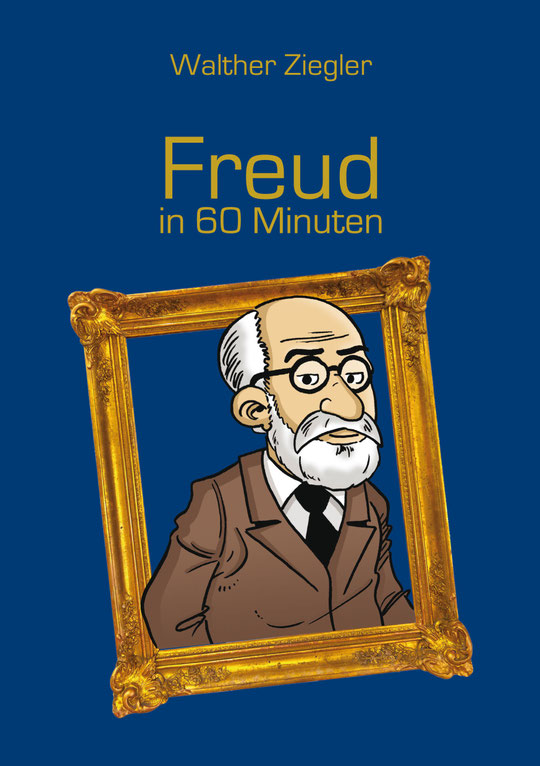 Freud; Bild von Sigmund Freud; Comiczeichnung von Freud;