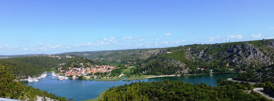 Skradin Fahrt in die Krka