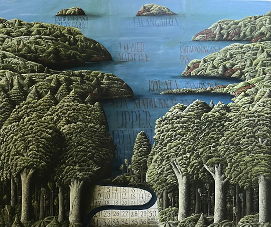 'Upper Matakana' 2025 Oil on canvas, 80 x 95 cm SOLD