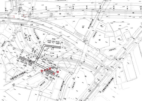 横断歩道橋の図面