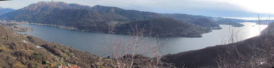 Il lago D'Orta dalla Croce di Nonio