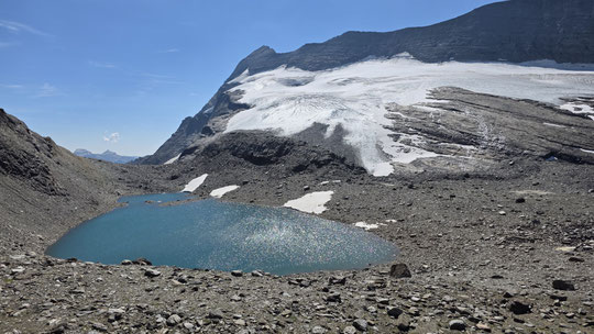 Lago Chaltwisser e ghiacciaio d'Aurona