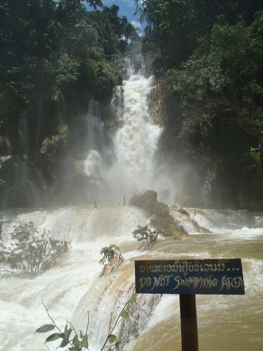 Kuang Si Falls, Waterfall, Luang Prabang, Laos, Asia