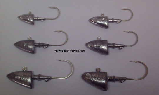plombs de peche : TETES PLOMBEES BALTIQUE TIGE COURTE