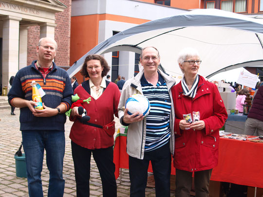 Schokoladen- und Fußballaktion beim Sommerfest 2014