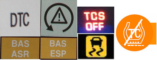 Traction Control Lights