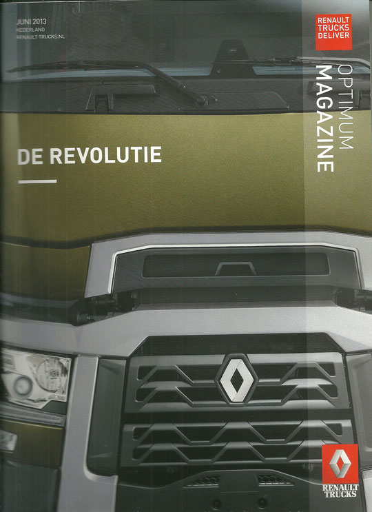 Magazine Renault Truck Deliver Optimum, Juin 2013, Pays-bas