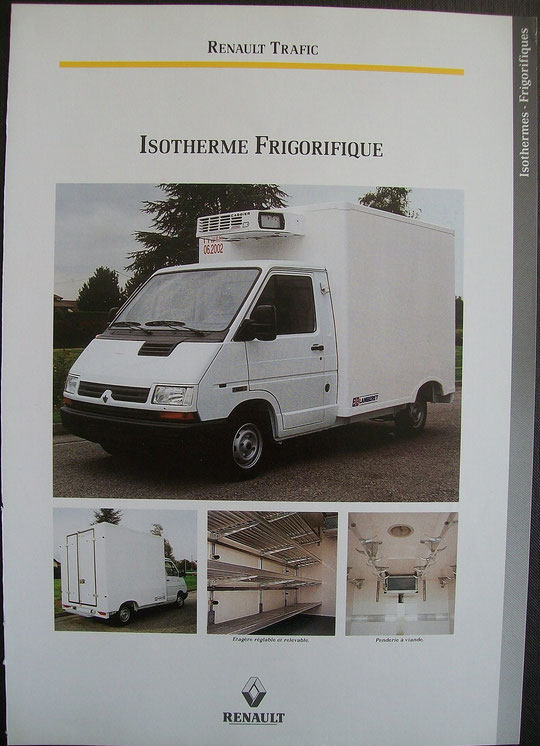 Trafic isotherme frigorifique, Lamberet, 1997