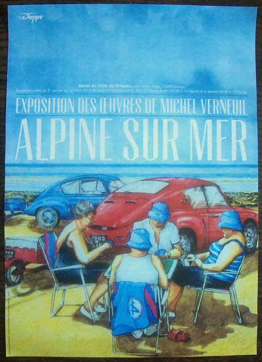 Affiche 30 x 42 cm, Alpine sur mer
