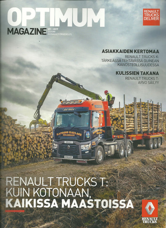 Magazine Renault Trucks Deliver Optimum N°1, 2017, Finlande