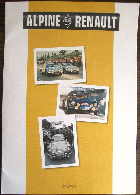 Pochette cartonnée porte-photographies Alpine Renault, Eagle Moss Collections