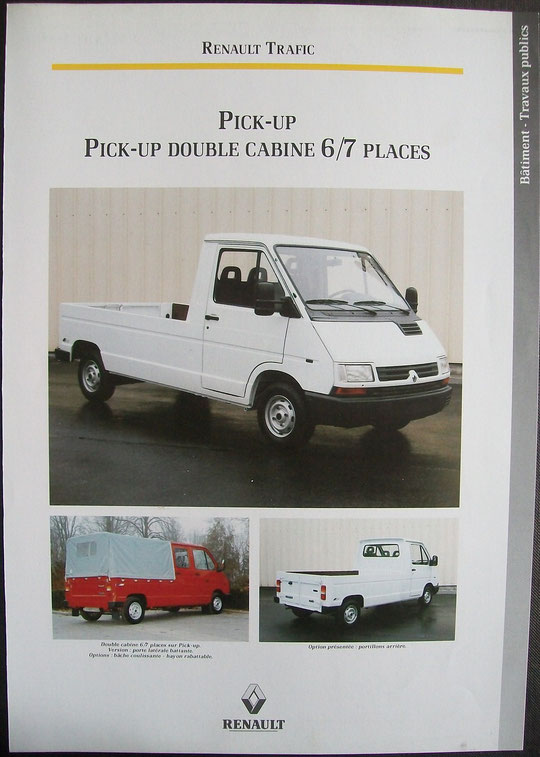Trafic pick-up, Durisotti, 1997
