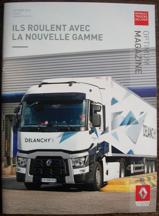 Magazine Renault Trucks Deliver Optimum, février 2014