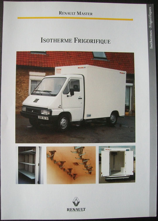 Master isotherme frigorifique, Lourdel, 1997