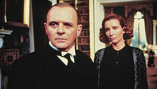 Servidumbre implacable: Anthony Hopkins y Emma Thompson en "The Remains of the Day"