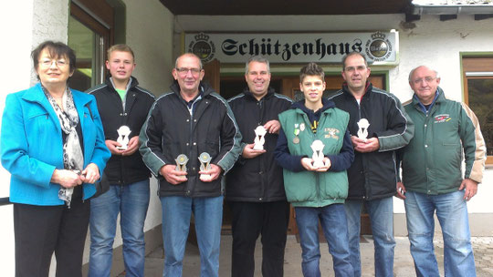 Charlotte Hager (Stadt Sinzig), Oliver Oedekoven, Peter Loga, Axel de Hesselle, Lars Klein, Horst Oedekoven, Hellmuth Krug
