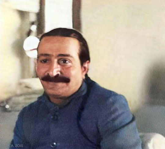 1936 : Meher Baba in India. Image rendition by Anthony Zois.