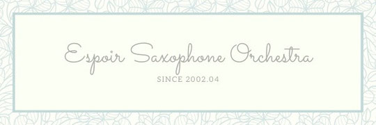 Espoir Saxophone Orchestra ページ！