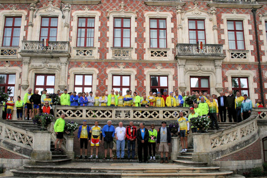 Photo souvenir devant le château