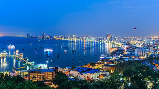 Pattaya, dans le golfe de Thaïlande