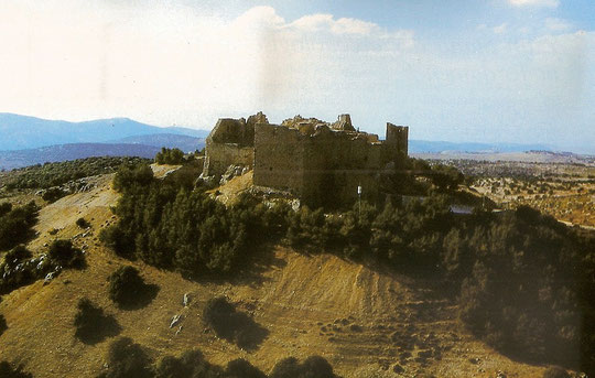 Burg Ajlun aus der Vogelsperpektive