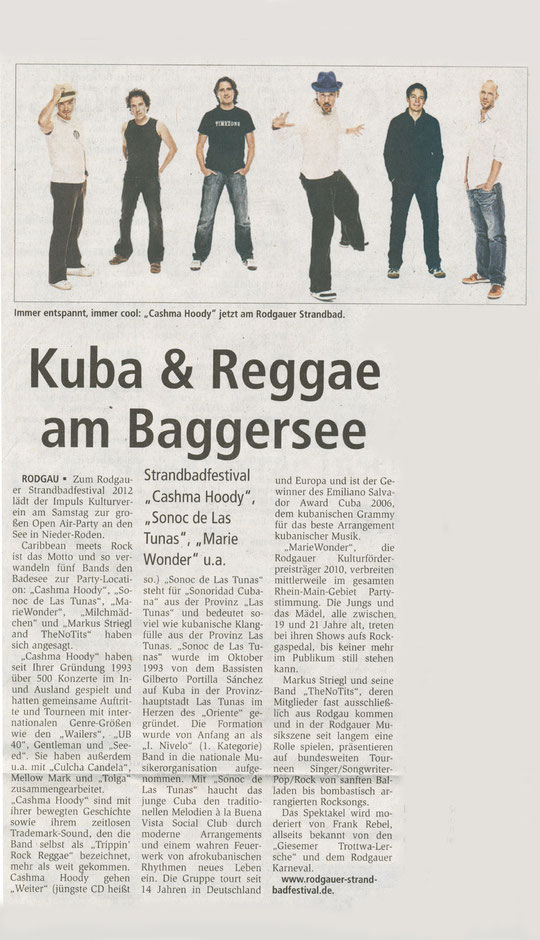 Offenbach Post, 18. August 2012