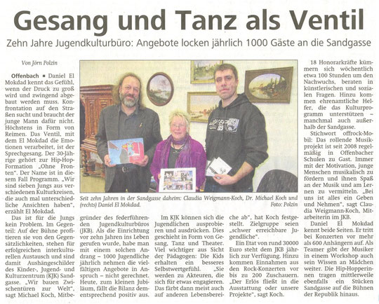 Offenbach Post, 15. Dezember 2010