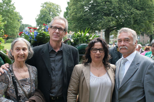 Grace ,Herman,Nicole,Eric Bij de Herdenking van de Doden aan de Birma en PakanBaroe Spoorweg..