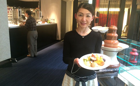 デザートには、いちご「あまおう」をつかったのもありました。来月も楽しみ。