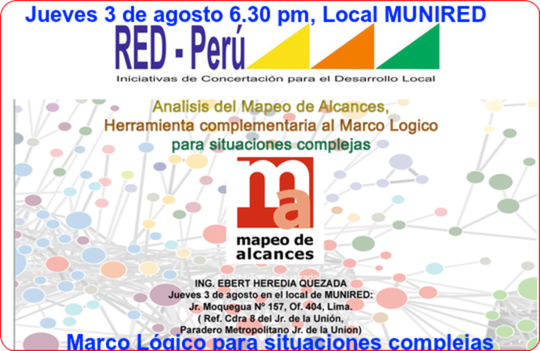 CONFERENCIA MAGISTRAL MARCO LÓGICO PARA SOLUCIONES COMPLEJAS-RED PERU CONFERENCIA MAGISTRAL MARCO LÓGICO PARA SOLUCIONES COMPLEJAS-RED PERU