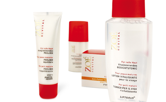 ZOE - Revital - Pflegelinie - für die reife Haut - Packaging - Design - DesignKis - Syndicate - 2006 - Verpackung