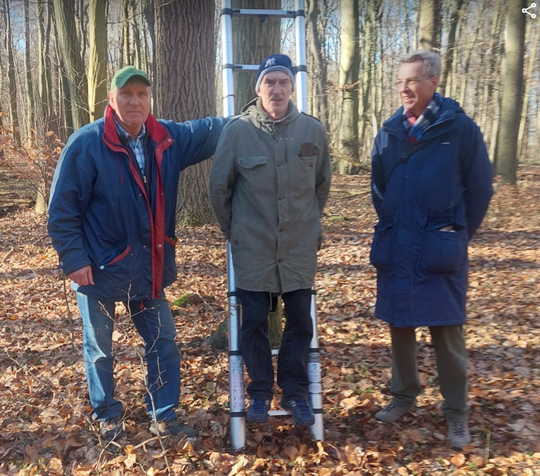 Unser Team: W. und B. Wedig, W. Hormann und R. Gronau (Foto: R. Gronau)